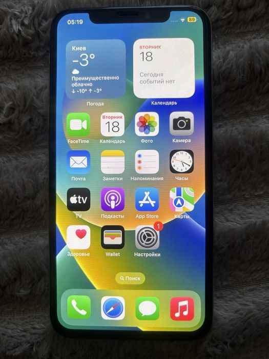 iPhone X в рабочем хорошем состоянии