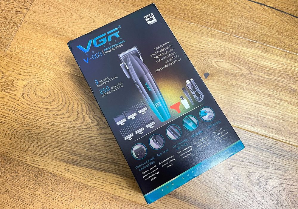 Profesionalna maszynka do strzyżenia włosów VGR V-003 barber trymer