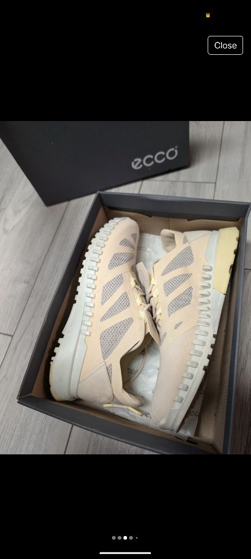 Sneakers ECCO bege novas
