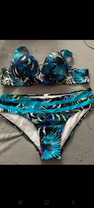 Kostium kąpielowy strój dwuczęściowy 2 xl xxl plus size