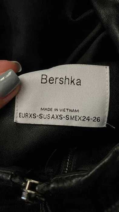 Анорак з еко-шкіри Bershka / Шкірянка Бершка