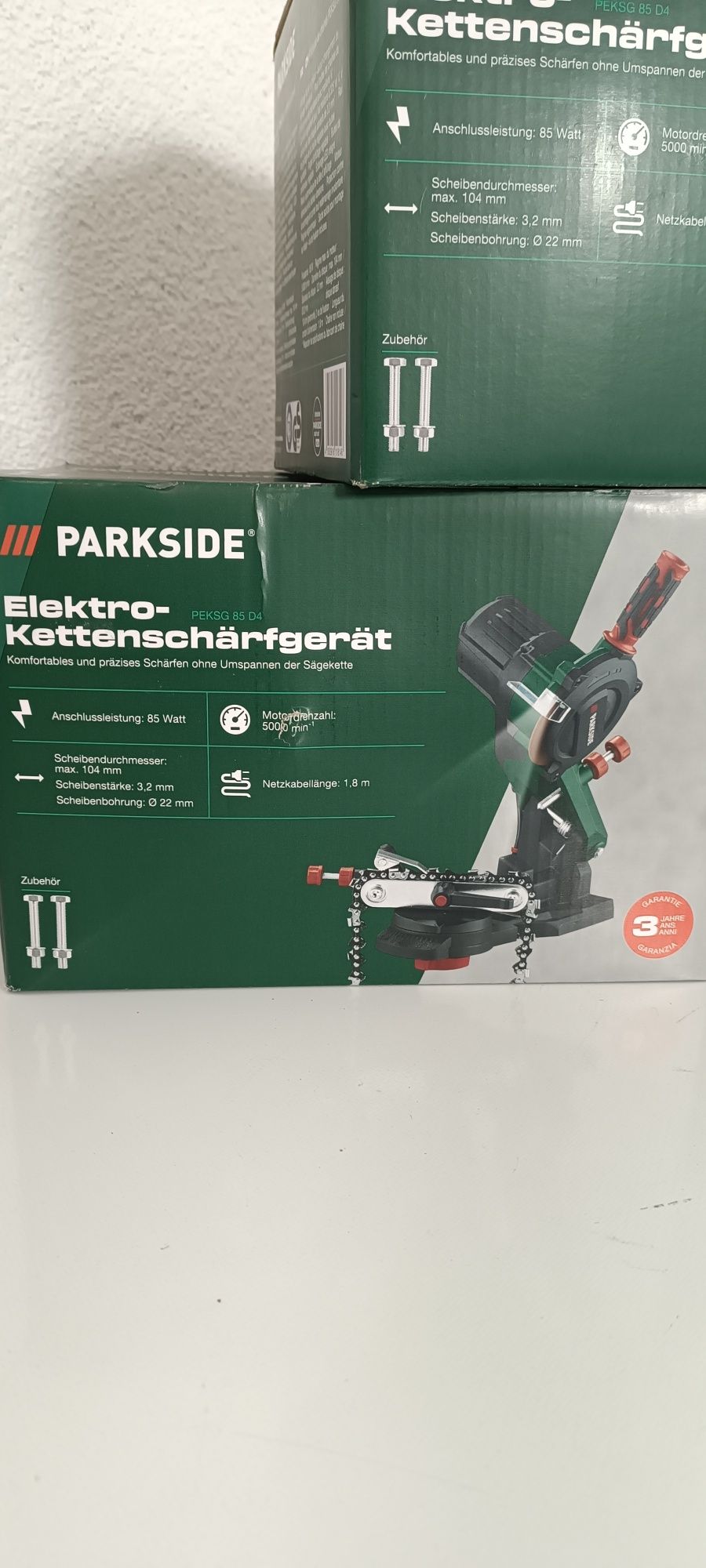 Верстат заточування ланцюгів Parkside PEKSG 85, точилка цепей парксайд