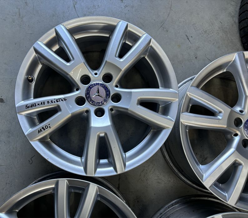 Felgi aluminiowe 5x112x17 7.5J ET47 MERCEDES ORYGINAŁ, AUDI, VW itp