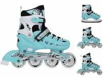 Łyżworolki 4w1 Nils Extreme NH10905 miętowe r. 31-34