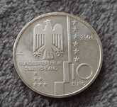 Moneta Niemcy 10 euro 2004 Bauhaus w Dessau – SREBRO