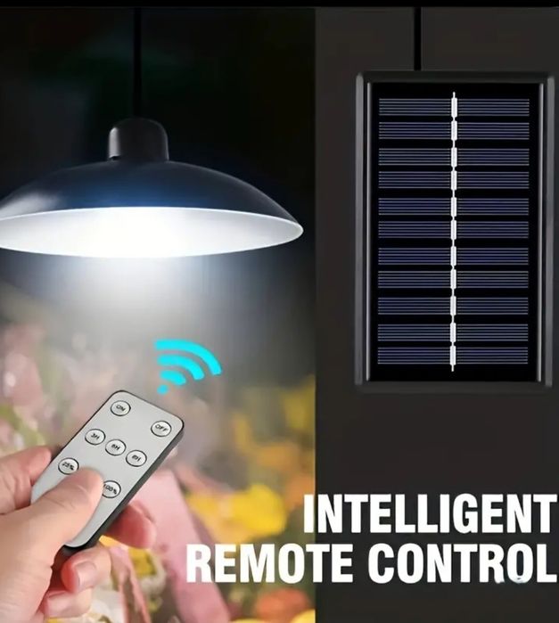 Автономне освітлення. Комплект лампа+ акумулятор+ сонячна панель+пульт