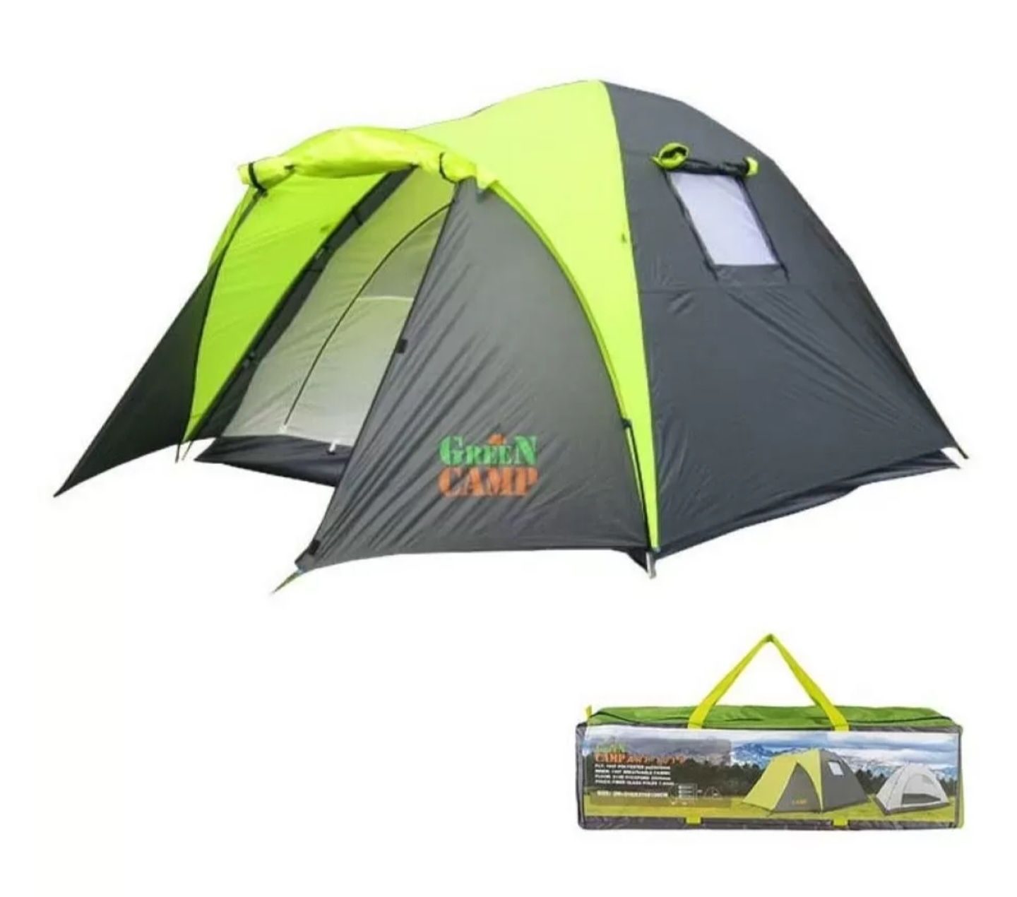 Палатка 3-х местная GreenCamp 1011.