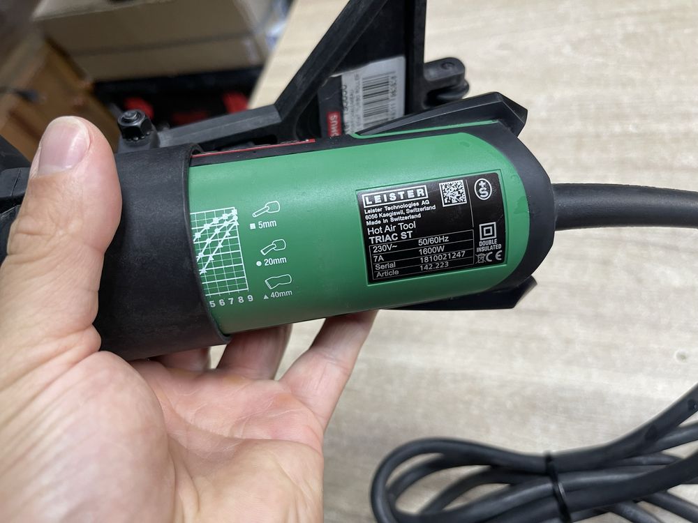 Leister Triac ST / зварювальний апарат гарячого повітря Ляйстер