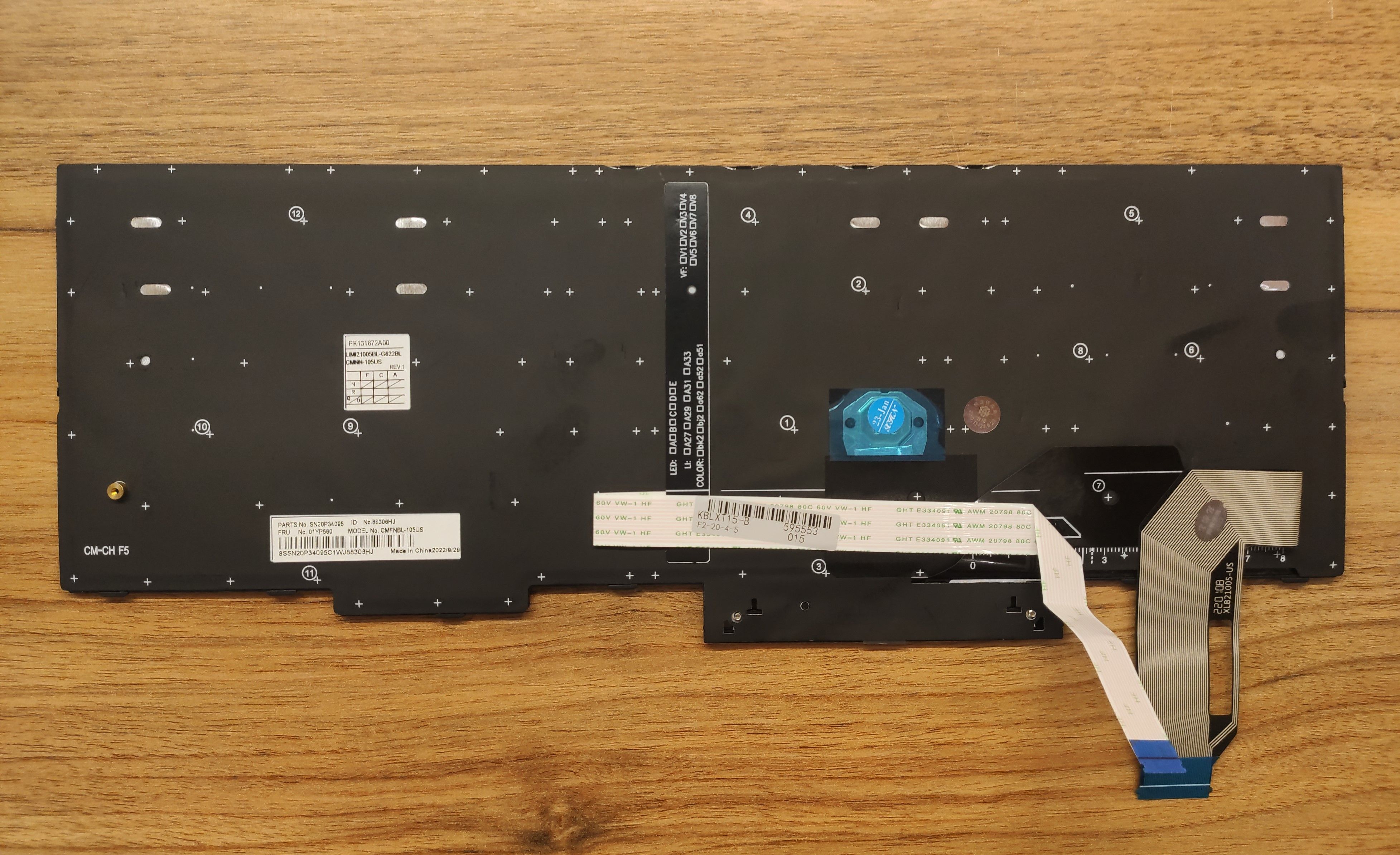 Клавіатура Lenovo t15, p15s