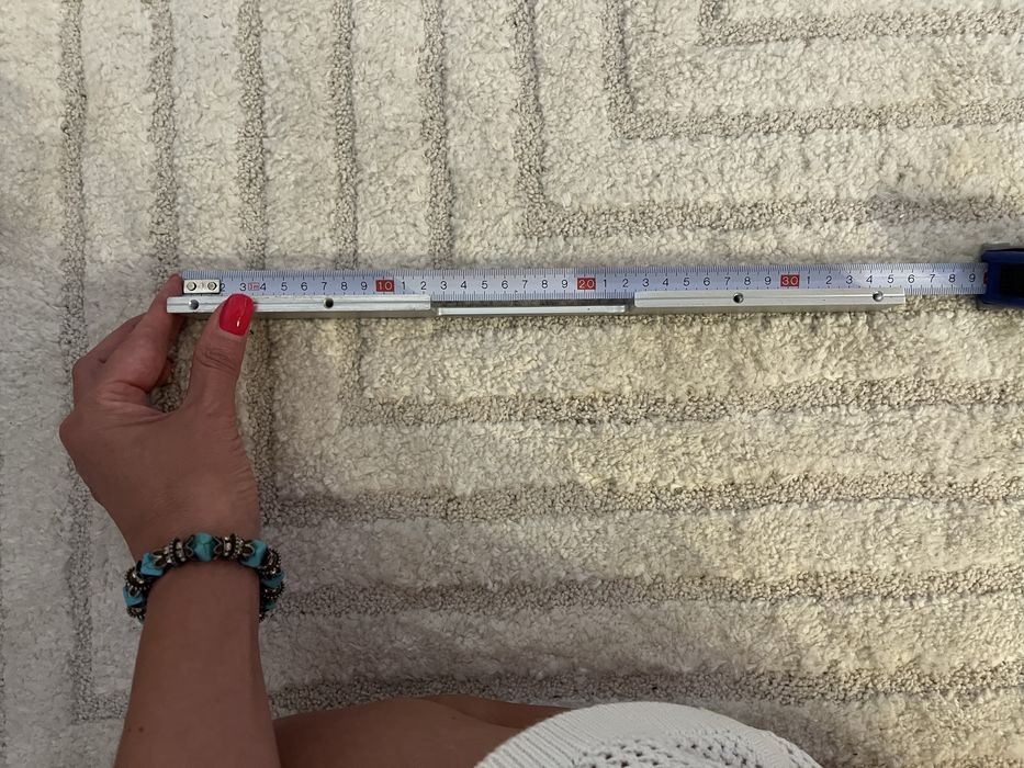 Uchwyty do szafek kuchennych włoskie aluminium szczotkowane