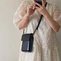 Женская прямоугольная сумочка-планшет через плечо для телефона