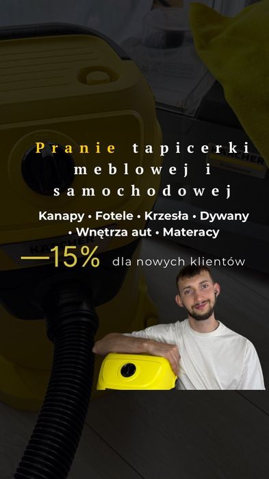 Profesjonalne czyszczenie mebli-15% zniżki na pierwszą usługę!