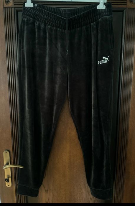 Welurowe spodnie PUMA – rozmiar XL – styl & komfort