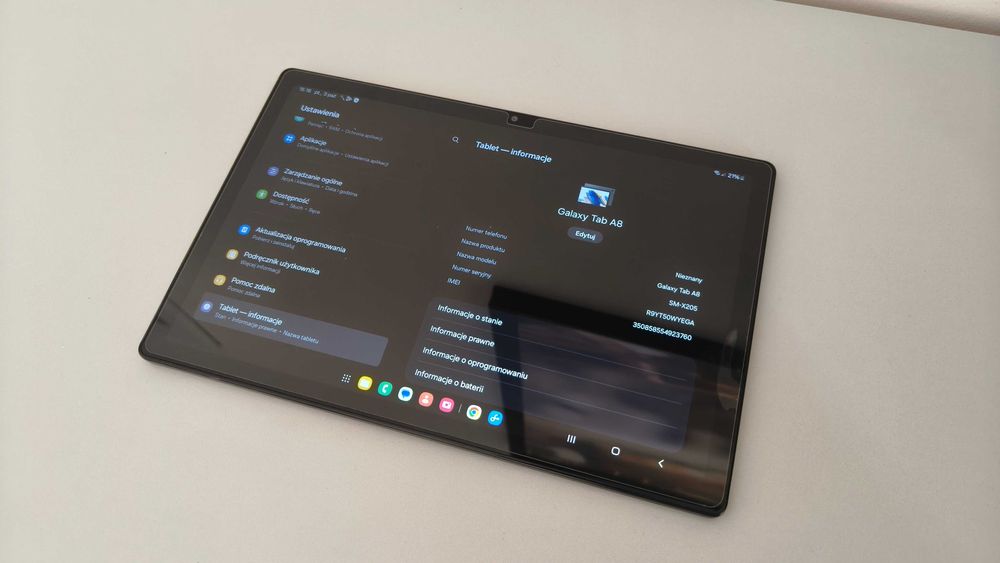 Tablet Samsung Galaxy Tab A8 (X205) 10,5" 4 GB 64 GB szary LTE Sim FV
