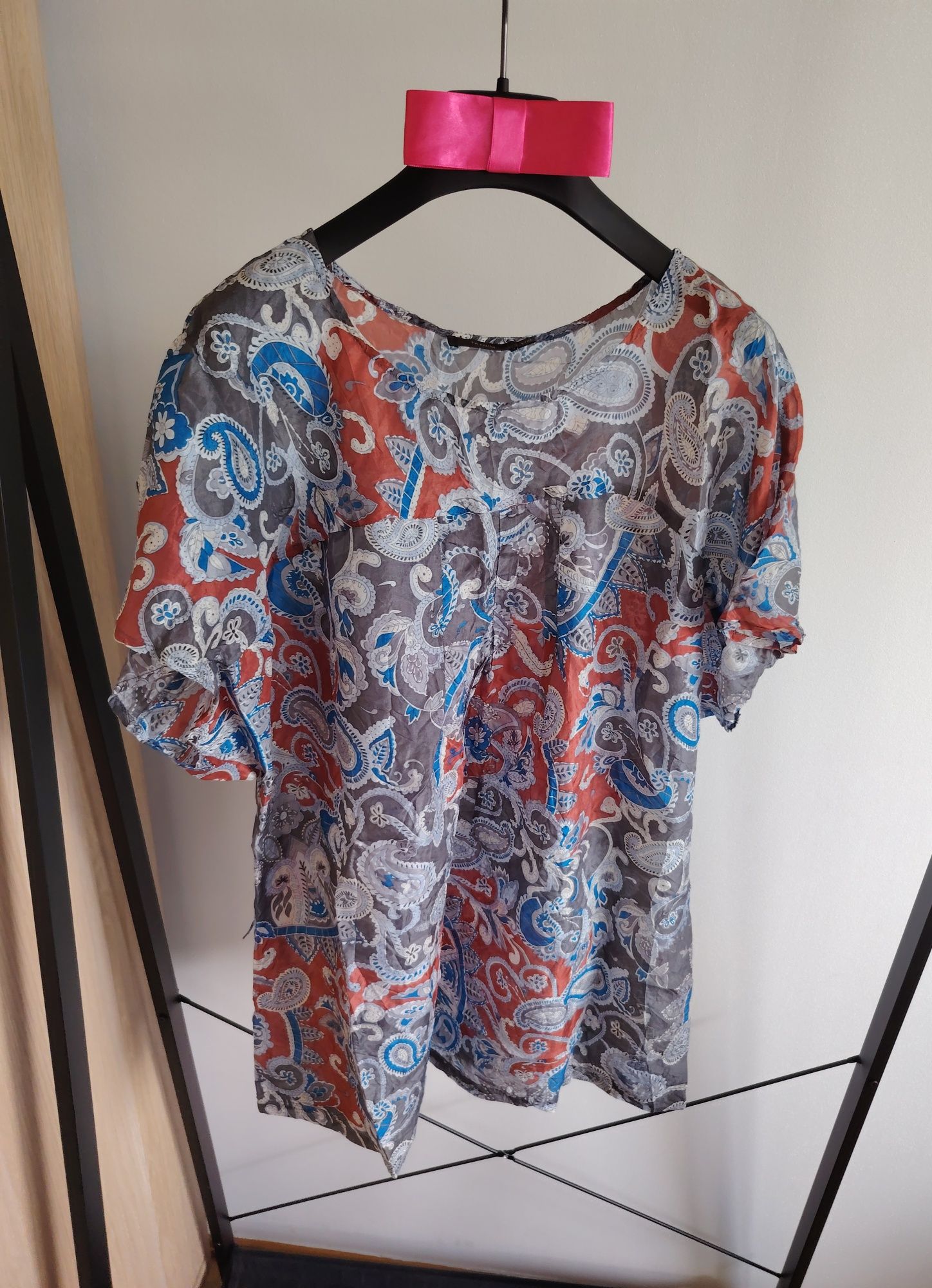 Tatuum bluzka damska tunika jedwab oversize L/XL