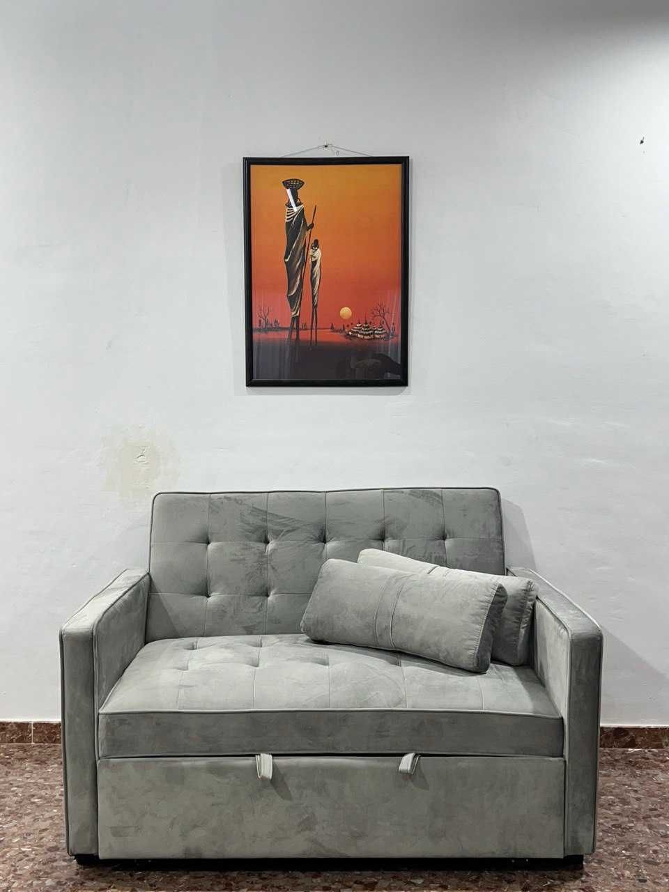 sofa cama anti mancha - transporte gratis paga na entrega