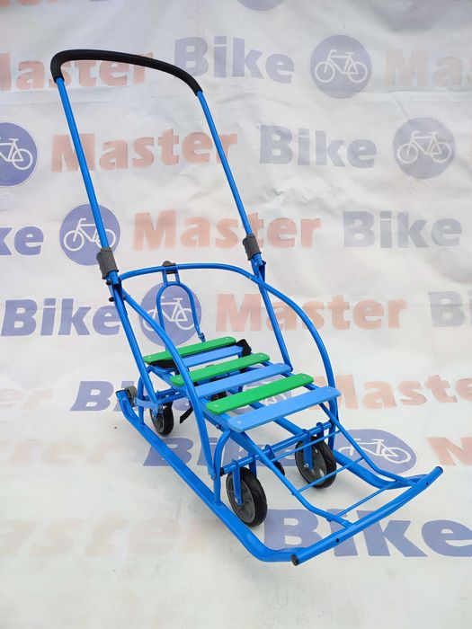 Санки на колесах "Мрія" блакитні