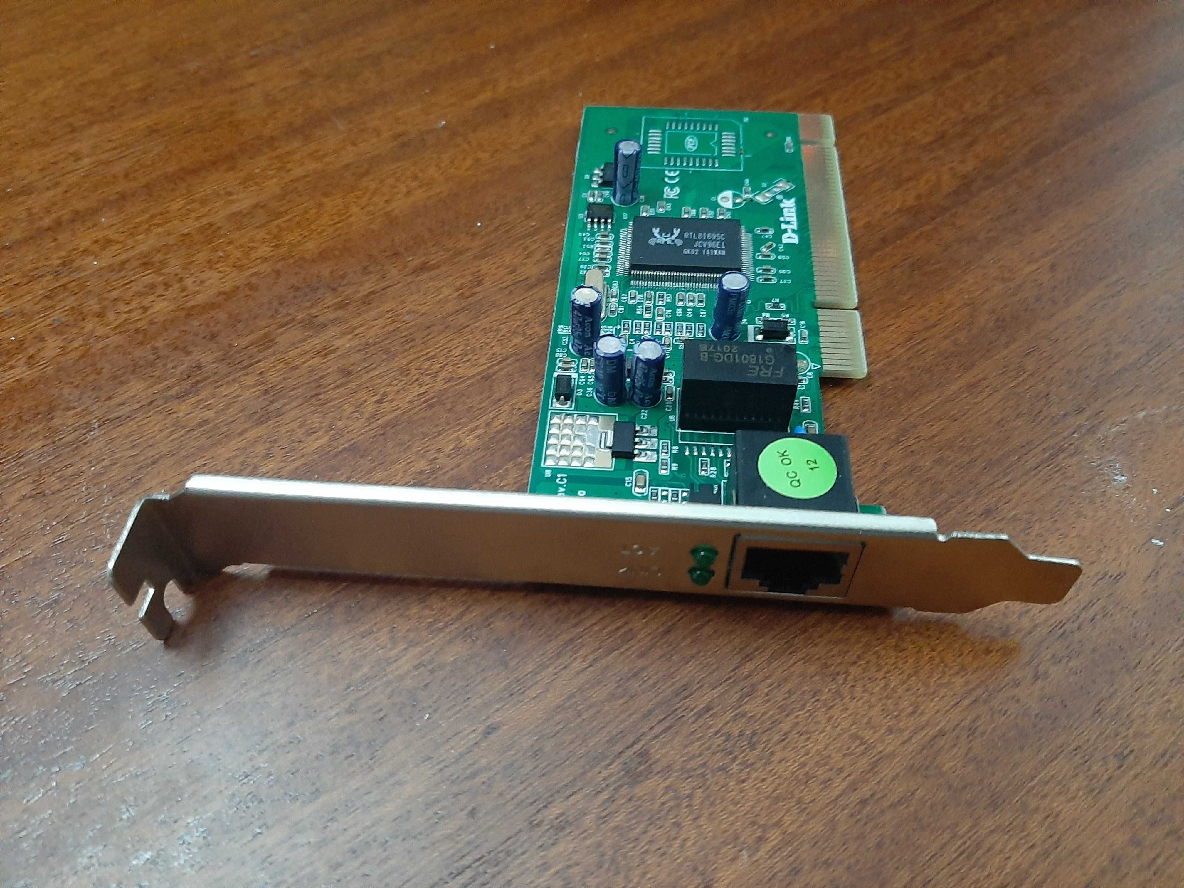 Placa de rede D-Link Gigabit PCI 1Gb