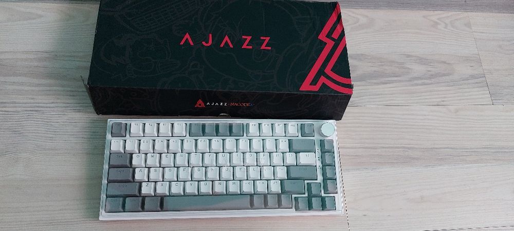 Механічна Клавіатура AJAZZ AK820 з Підсвіткою Клавіш Hot-Swap White Gr