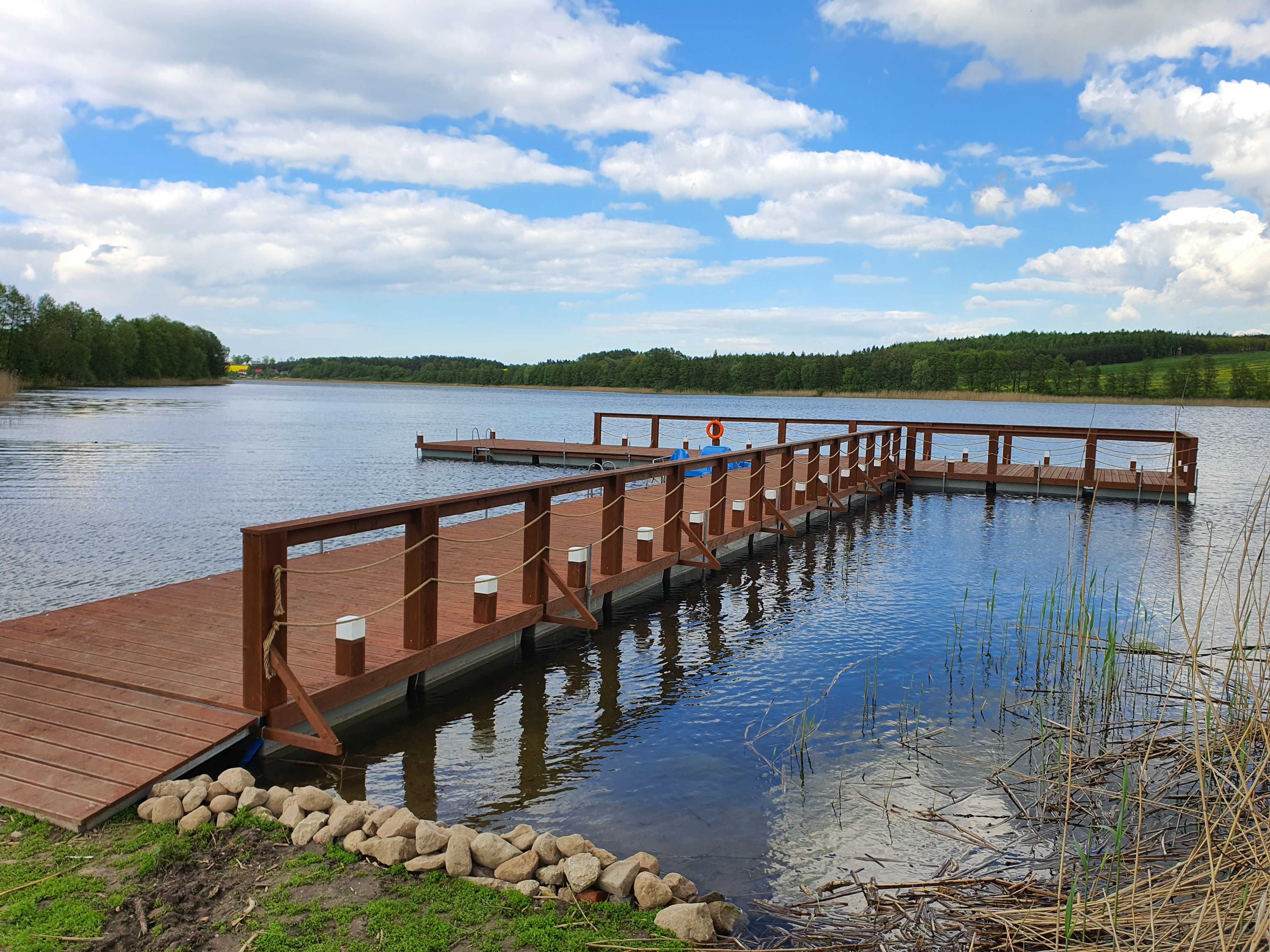 Pomost Pływający Pomosty Pływające Platforma Wyspa Rower wodny molo