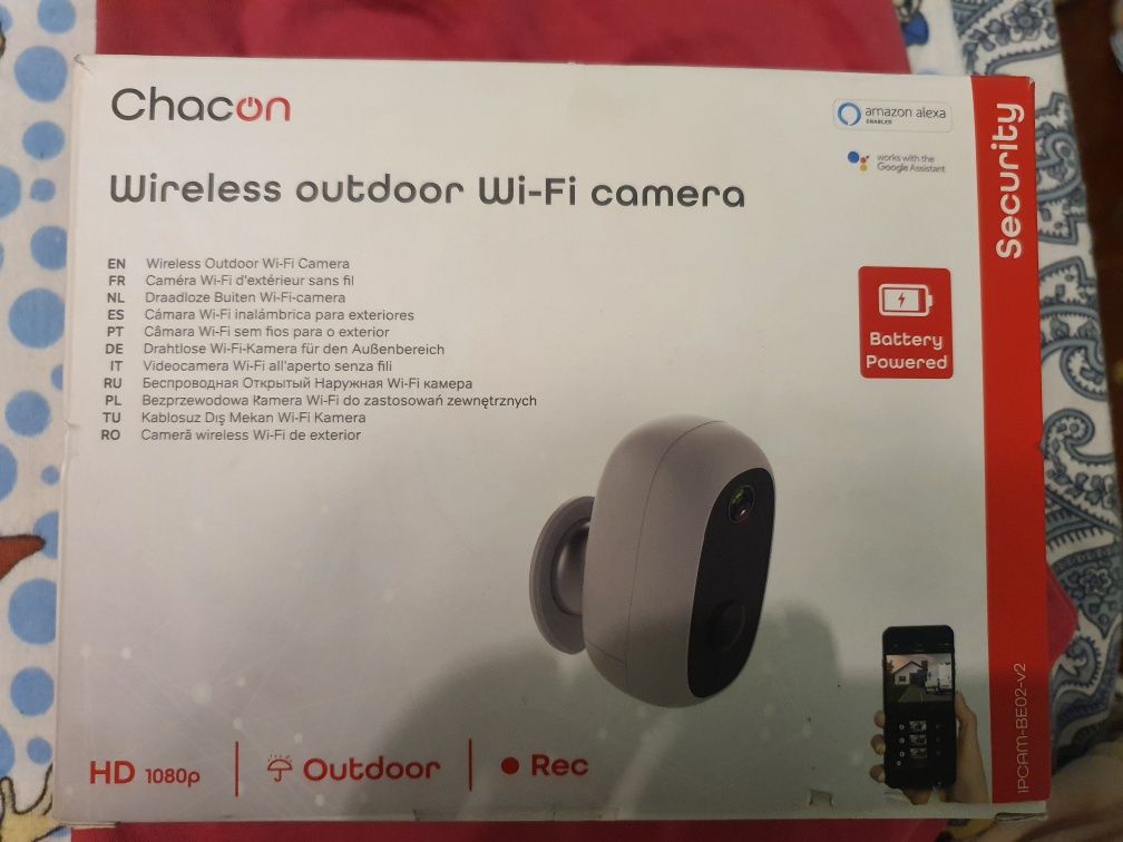 Câmara Wi-Fi sem fio para exterior