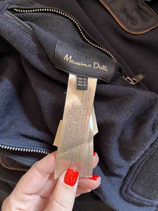 Blusão Massimo Dutti XL reversível
