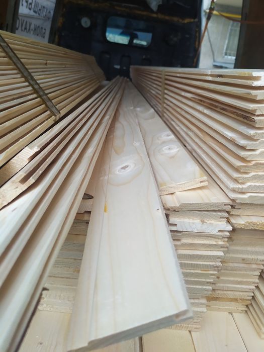 Дерев'яна вагонка, імітація бруса, дерев'яна підлога і комплектуючі