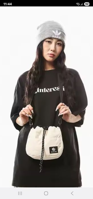 Hit crossbody nylon torebka sakwa Saszetka beż unisex