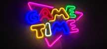 Napis LED Game Time USB