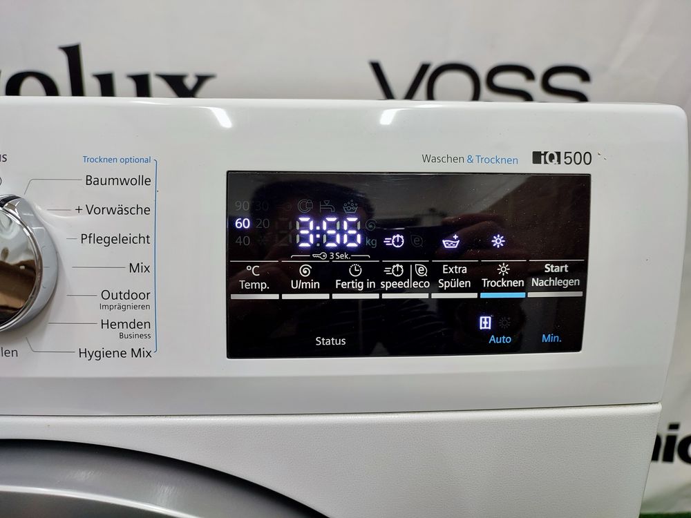 Пральна машина з функцією сушки Siemens iSensoric Wash&Dry iQ500 A+++