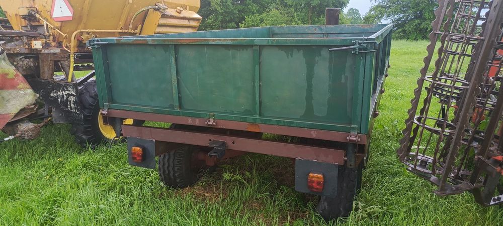 przyczepa tandem trzy stronny wywrot