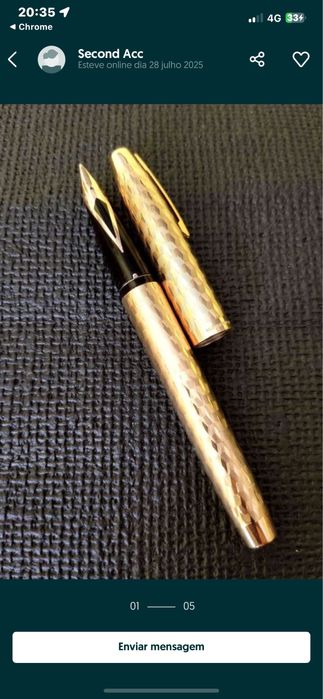Canetas Sheaffer Ouro (vintage)