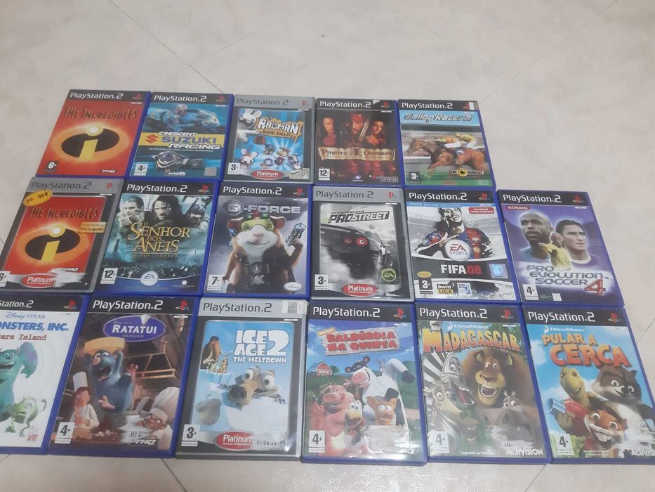 Jogos PS2 - A apartir de 5 euros