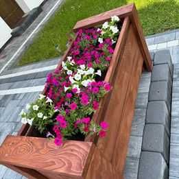 Donica drewniana 110x45x52