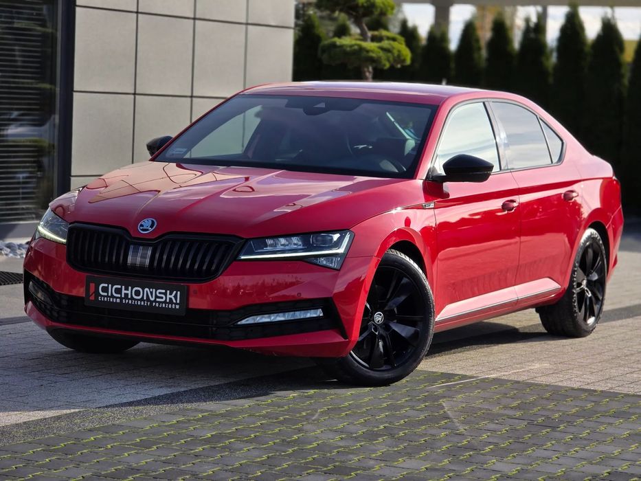 Skoda Superb SPORT Line BEZWYPADKOWA z Polskiego Salonu Lift 2022 Faktura Vat23%