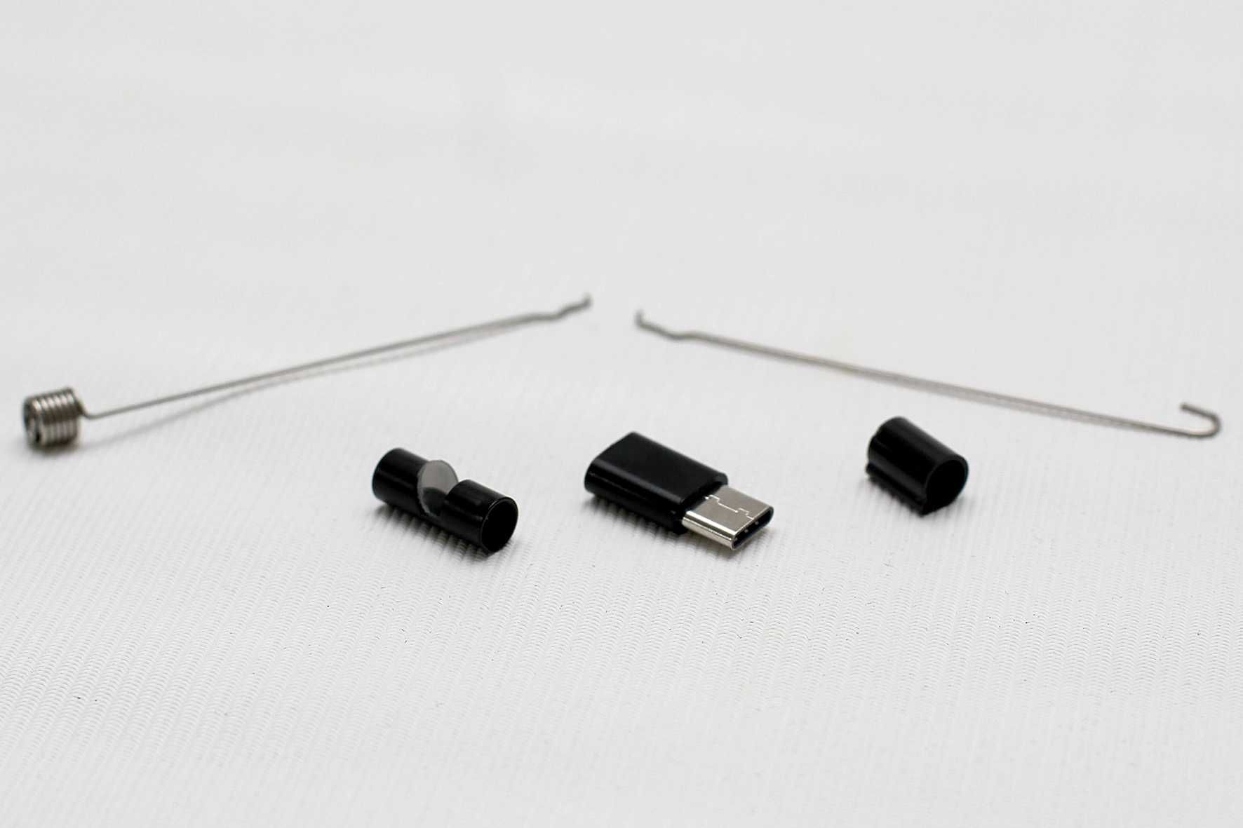 Ендоскоп 2 in 1 MicroUSB/PC міні камера м'який провід 1 м, usb камера