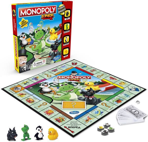 Настольная игра Hasbro MONOPOLY Моя первая Монополия.