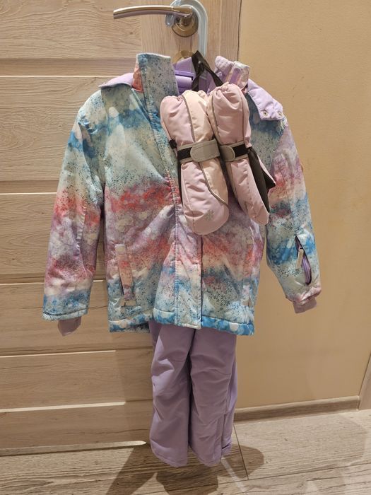 Kurtka + spodnie + rekawiczki zimowe