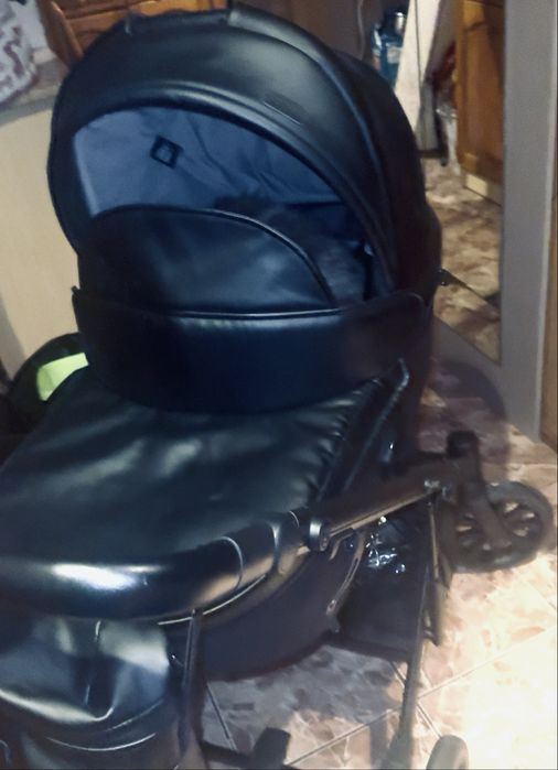Anex luxusowy wózek -Swan o8A ekoskora 3 w1/2w1