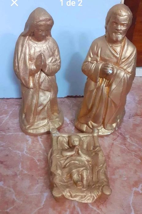Presepio tamanho medio 3 figuras