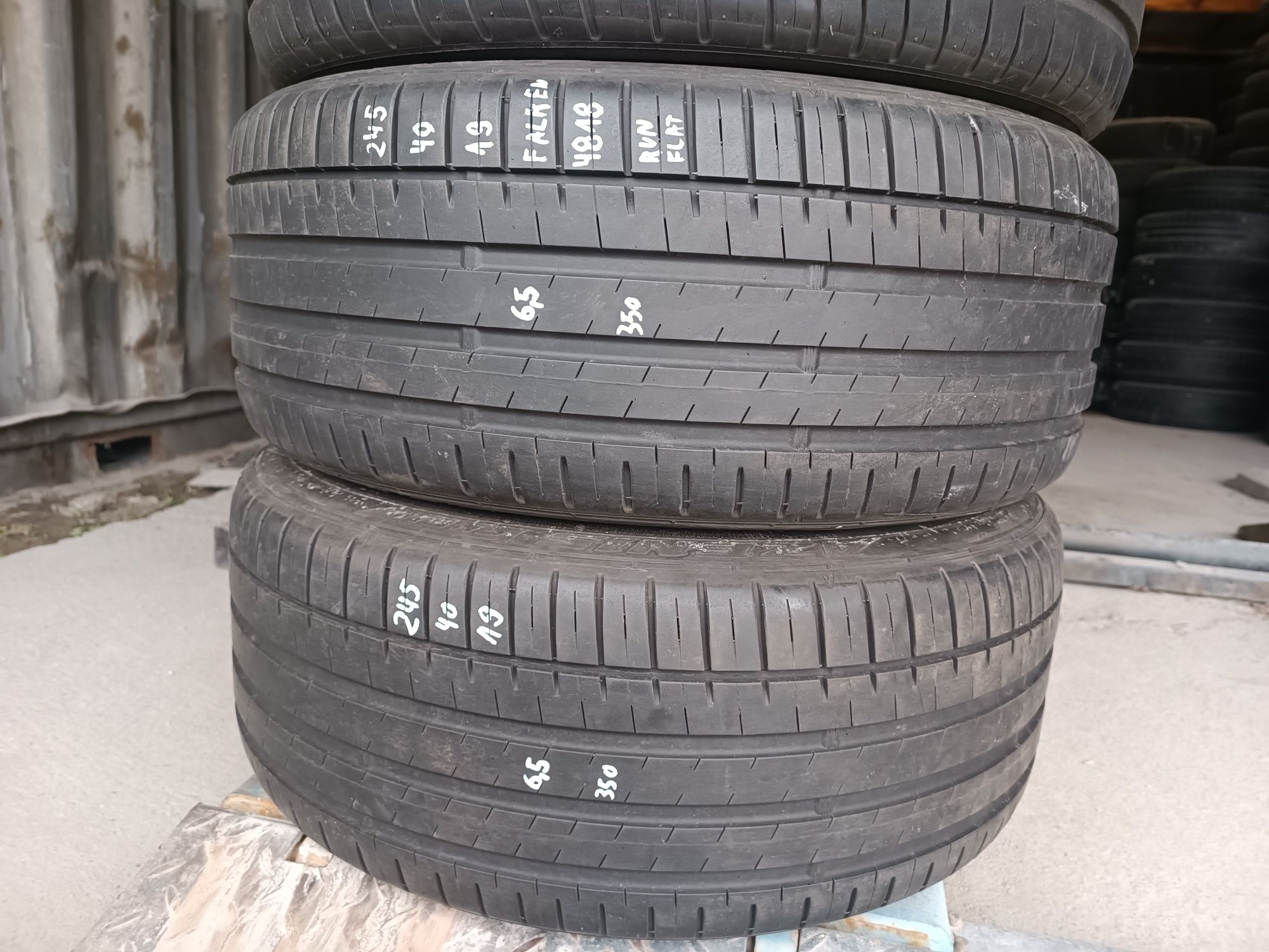 2X opony letnie Falken 245/40/19 RunFlat