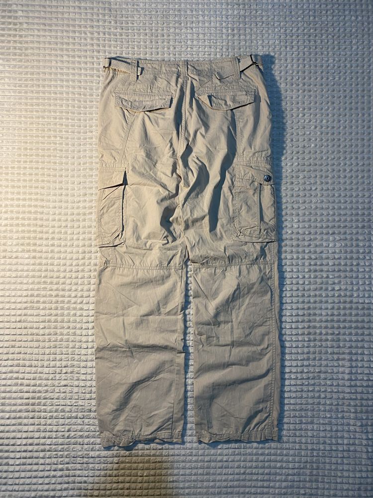 Серые штаны карго ZARA cargo pants | L размер