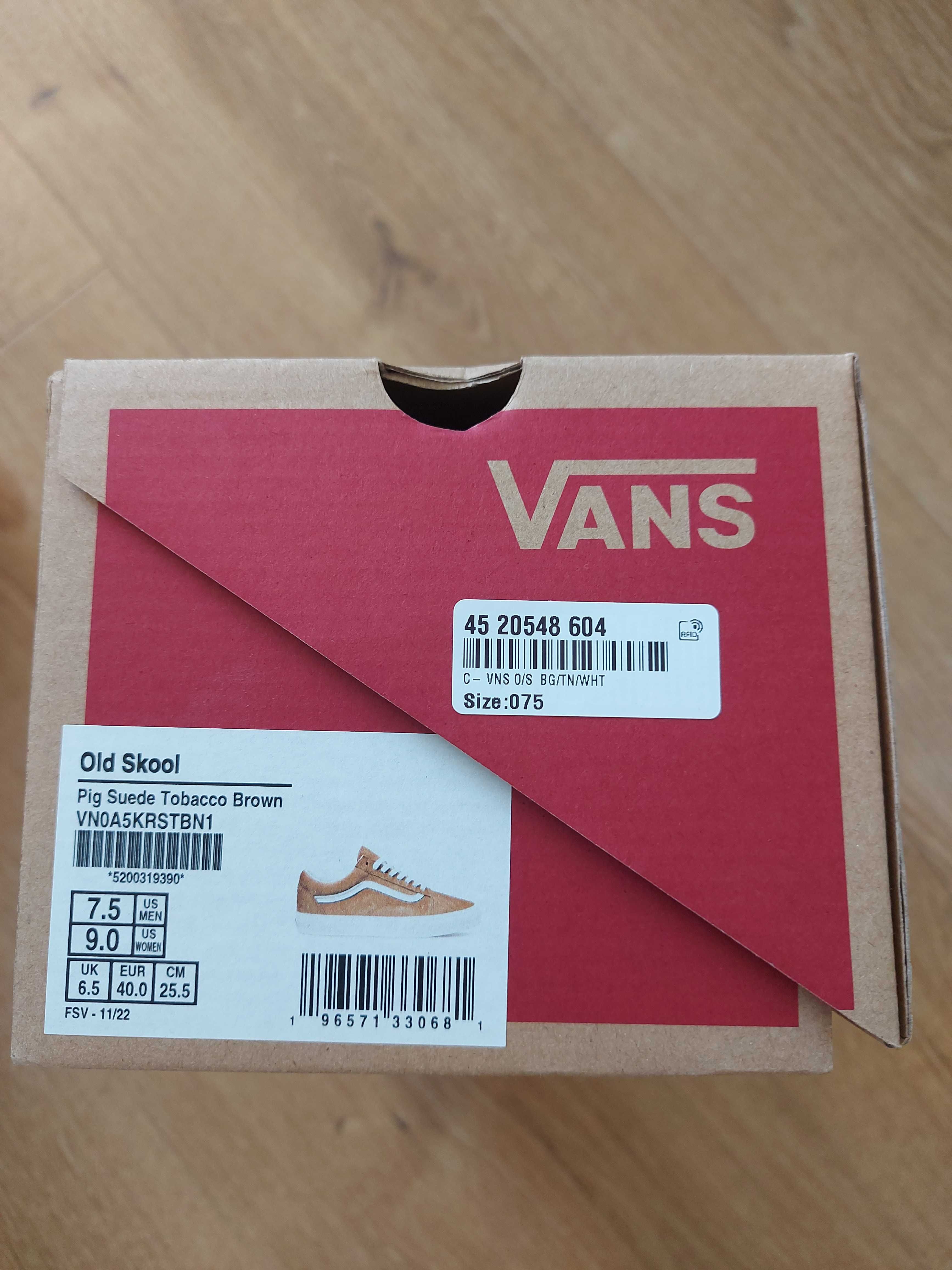 Vans old skool tobacco brown męskie 40
