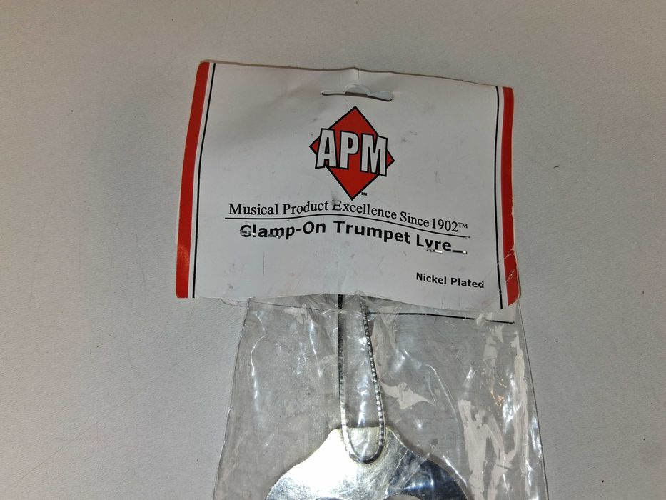 C077 Lira Nutowa APM Do Trąbki #502N Niklowana Clamp-On USA