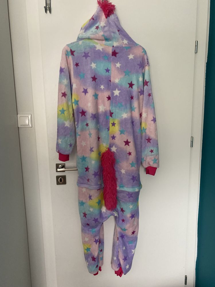 Kostium strój przebranie jednorożca piżama kigurumi M/38 halloween