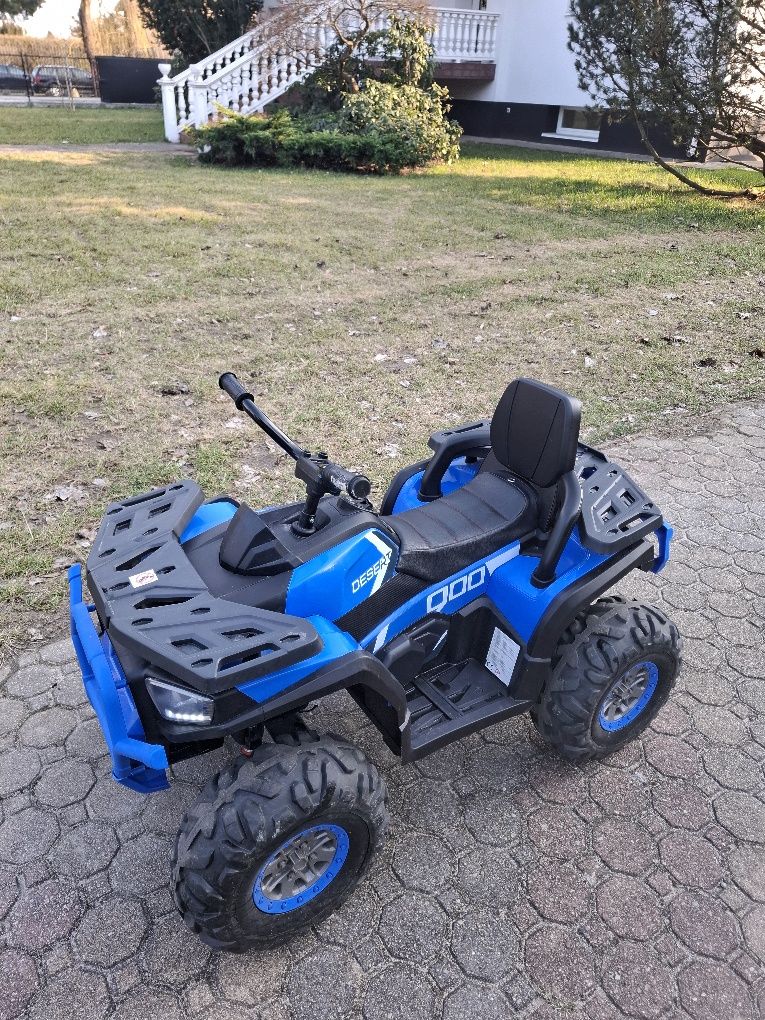 Pojazd Quad ATV Desert XMX-607 Napęd 4x4 z Pilotem Niebieski