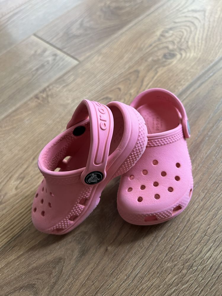 Кроксы crocs детские оригинал розовые С6-23 р-р