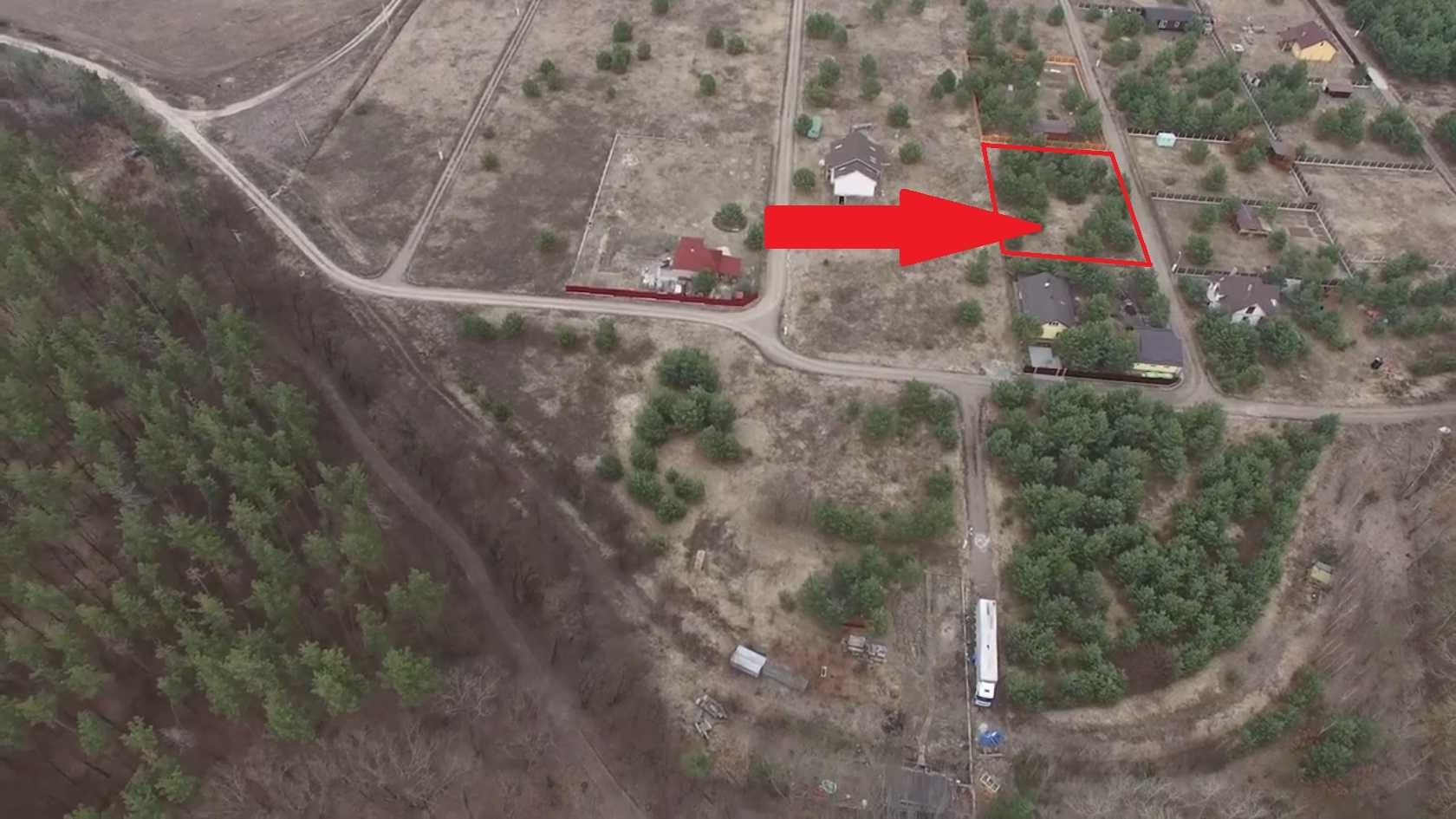 Ділянка 17 соток Ясногородка Макарівський 30км від Києва Страусина фер