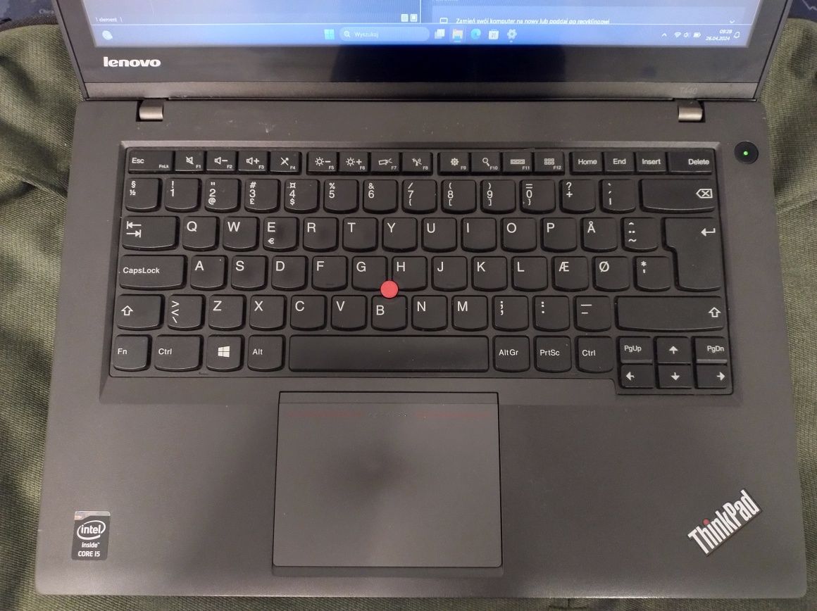 Laptop Lenovo ThinkPad T440 512gb Dotyk