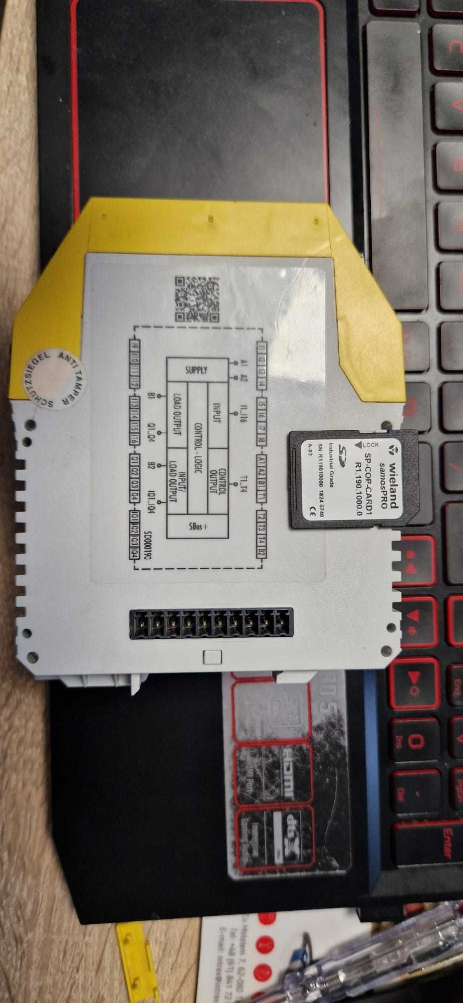 Sterownik bezpieczeństwa Wieland R1.190.1310.0 SP-COP2-ENI-A + karta